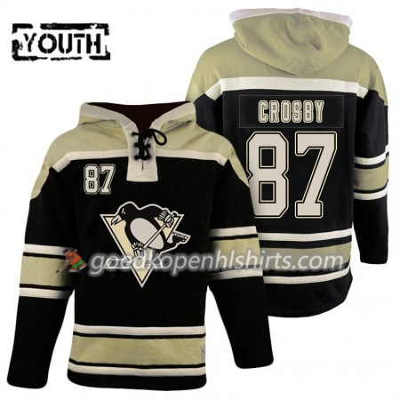 Pittsburgh Penguins Sidney Crosby 87 Zwart Hoodie Sawyer - Kinderen